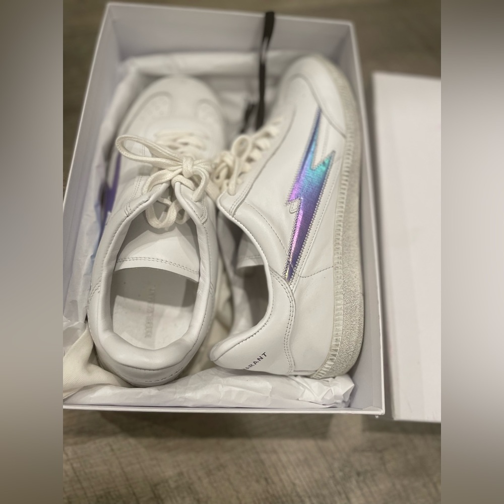 Retail $505 Isabel Marant Bryce Thunder Sneaker - Picture 5 of 14